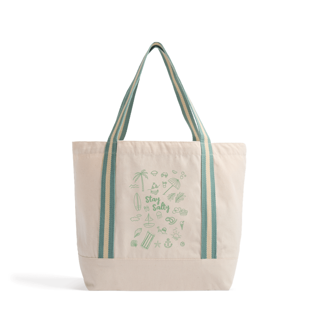Natural/Sage Green Heat Transfer Bag