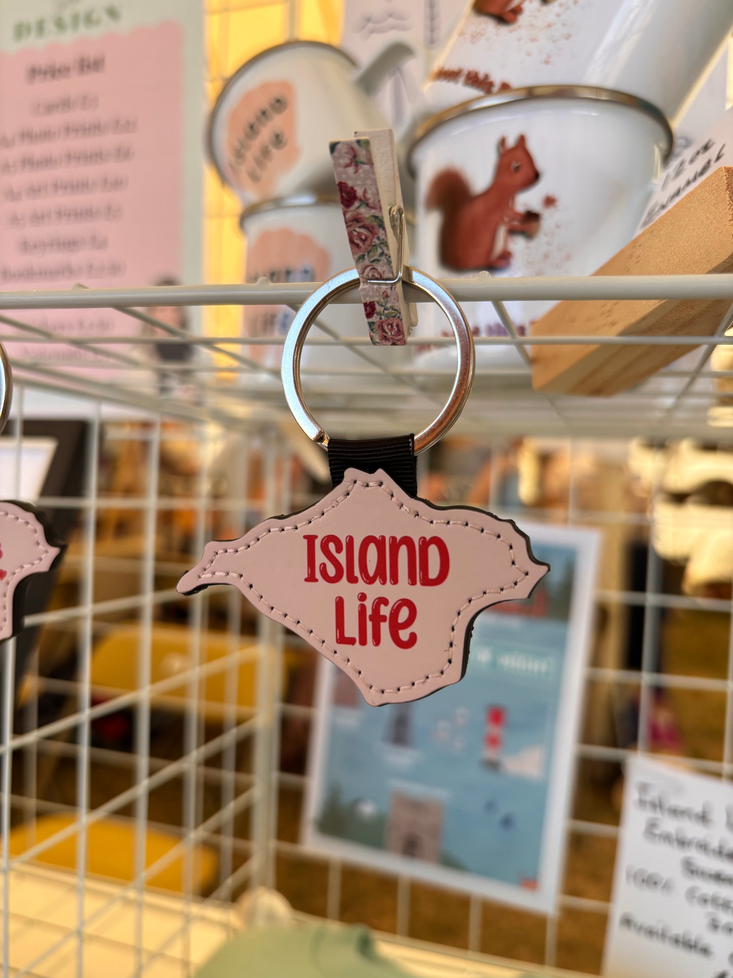 Island Life Keyring