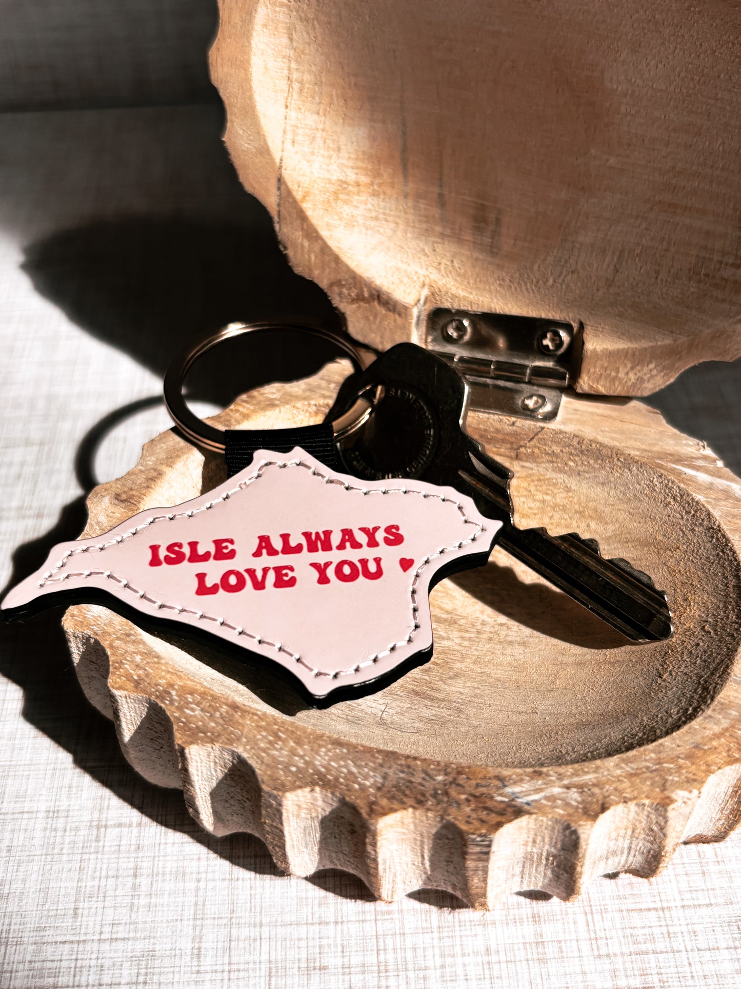 Isle Always Love You Keyring
