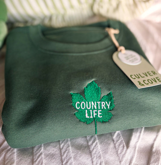 Country Life Jumper,  Forest Green – Pre Order