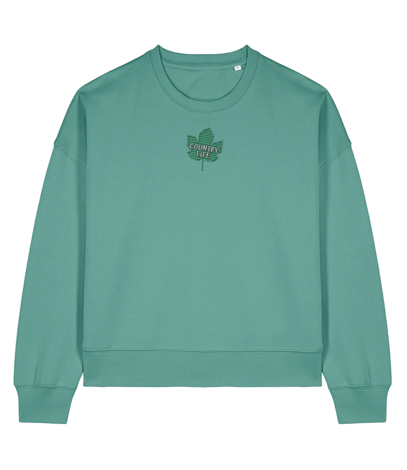 Country Life Embroidered Jumper - Forest Green
