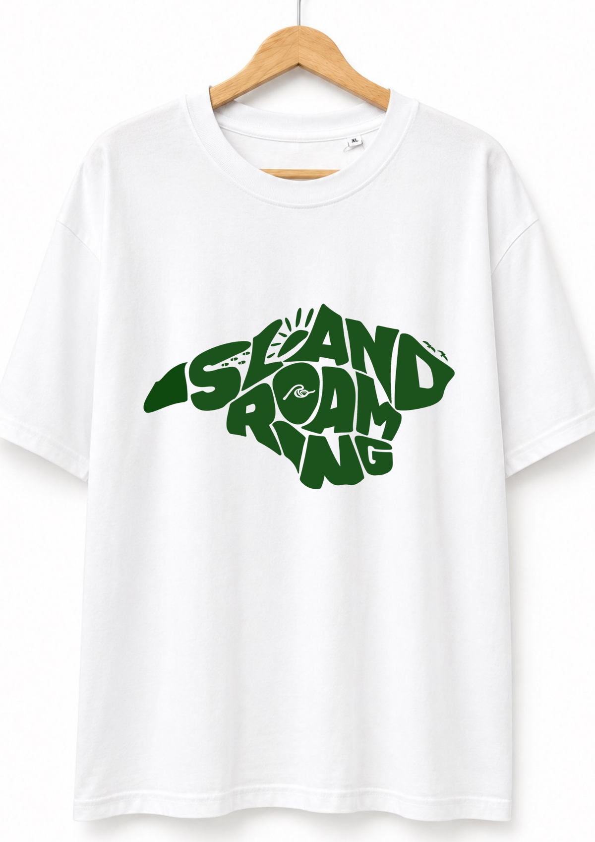 Island Roaming Boxy T-shirt - White