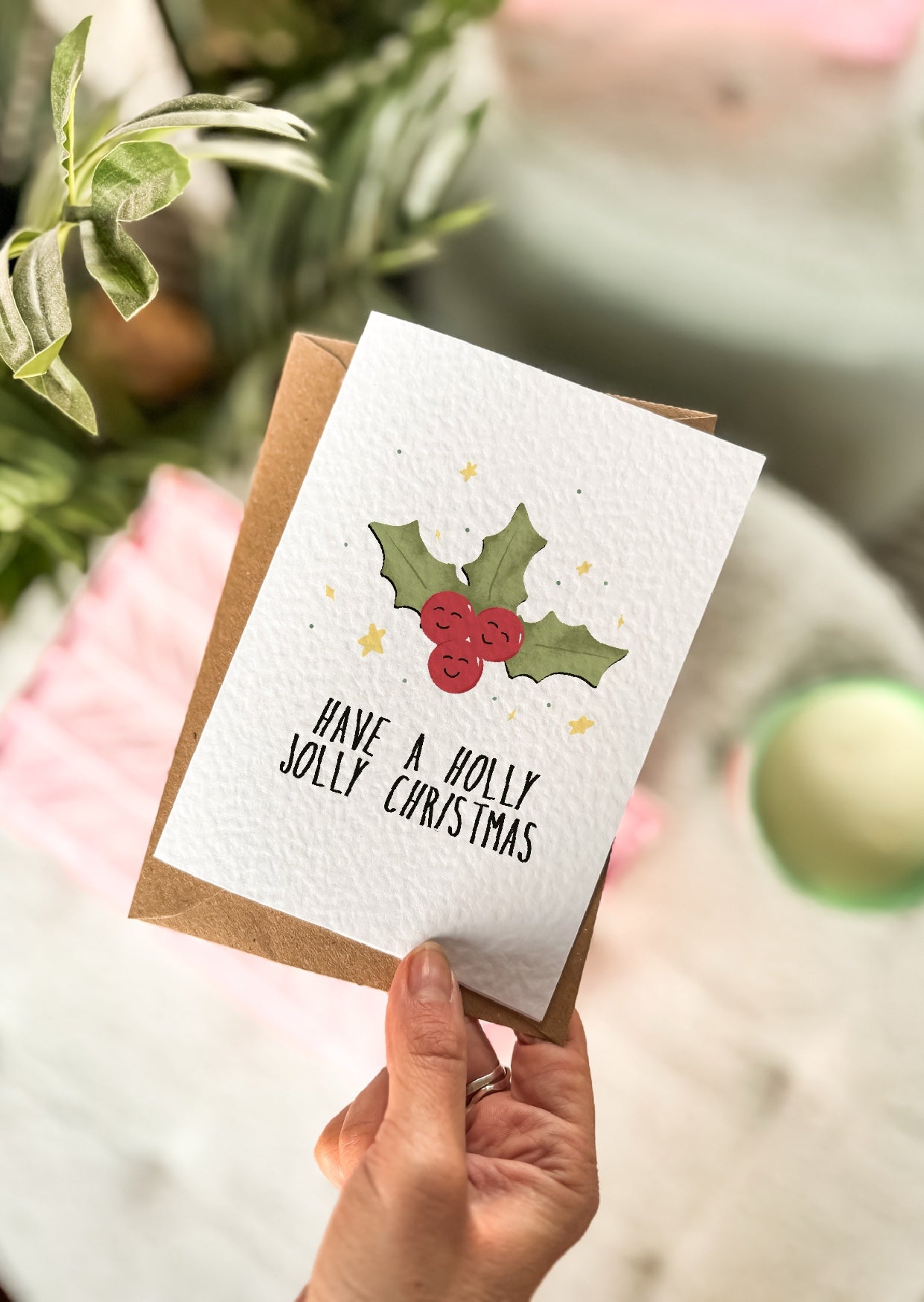 Holly Jolly Christmas Card