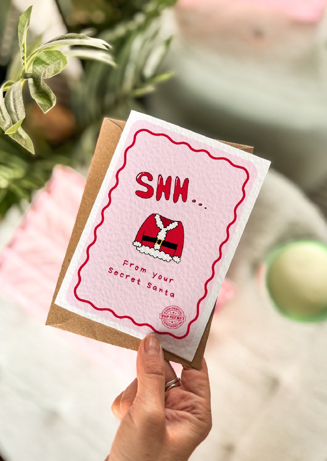 Secret Santa Christmas Card