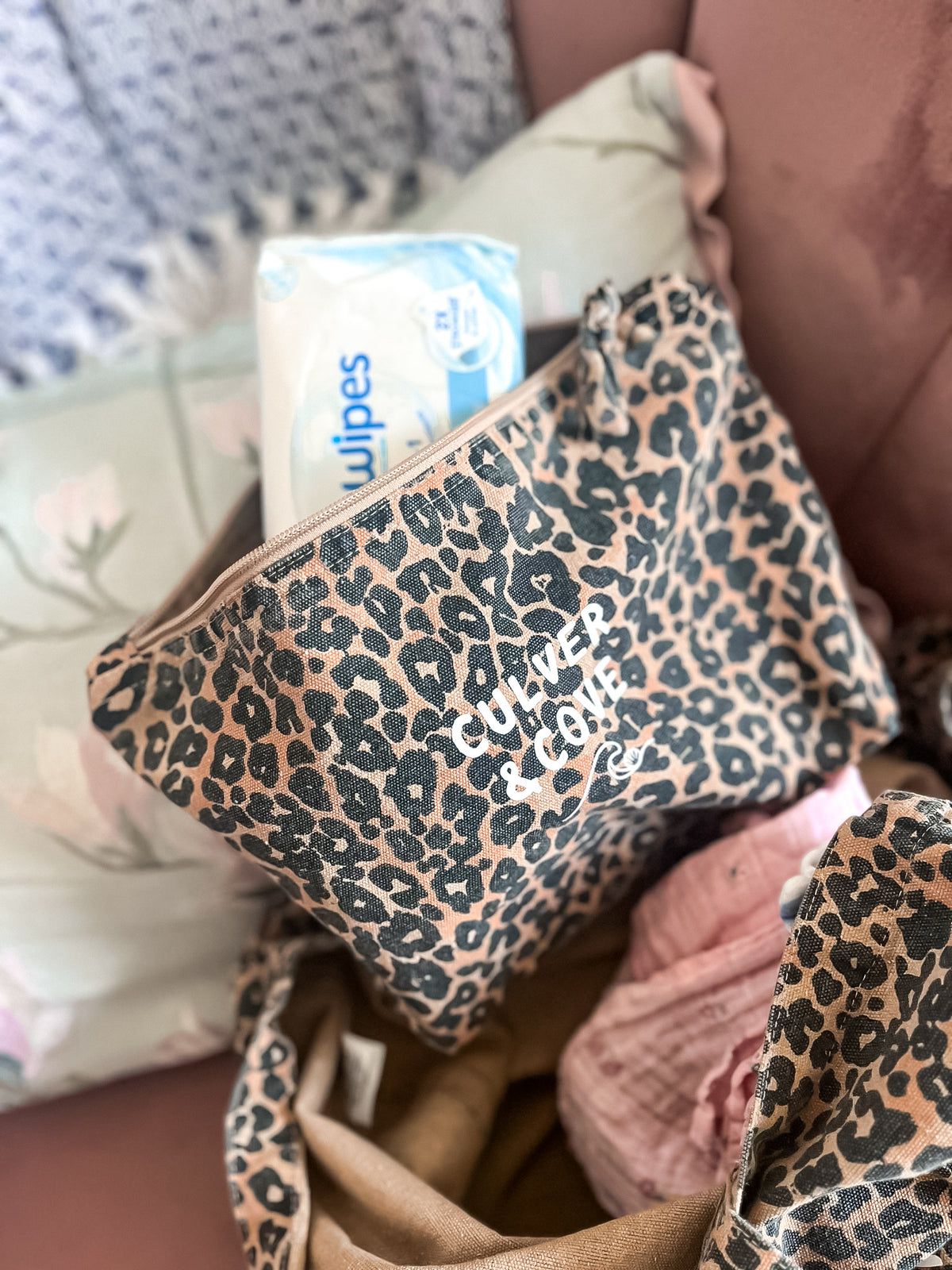 C&C Accessory Bag - Leopard Print