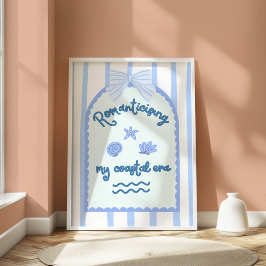 Romanticising My Coastal Era Print