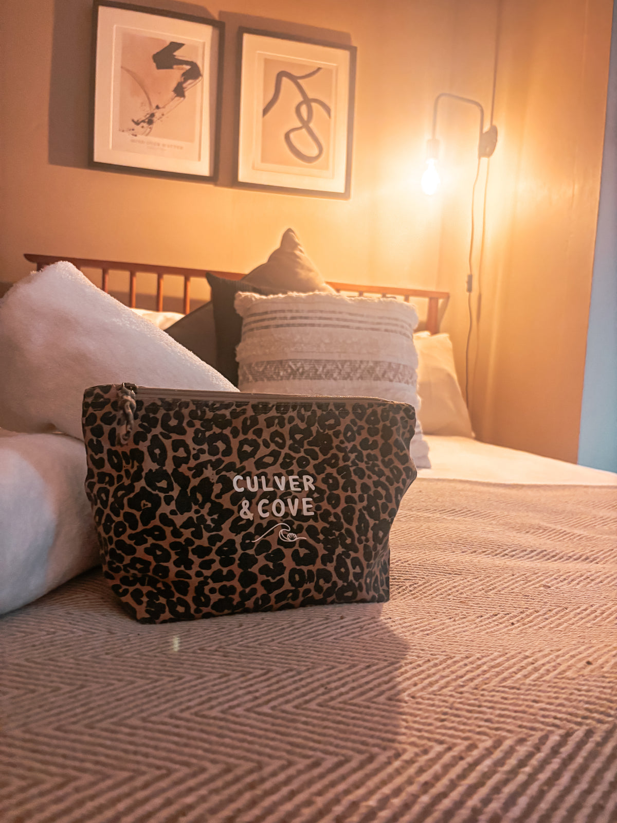 C&C Accessory Bag - Leopard Print