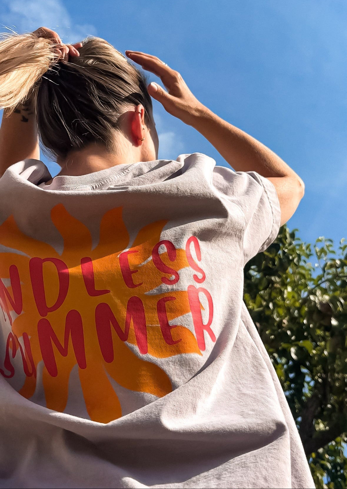Endless Summer Vintage Wash Tee - Lavender