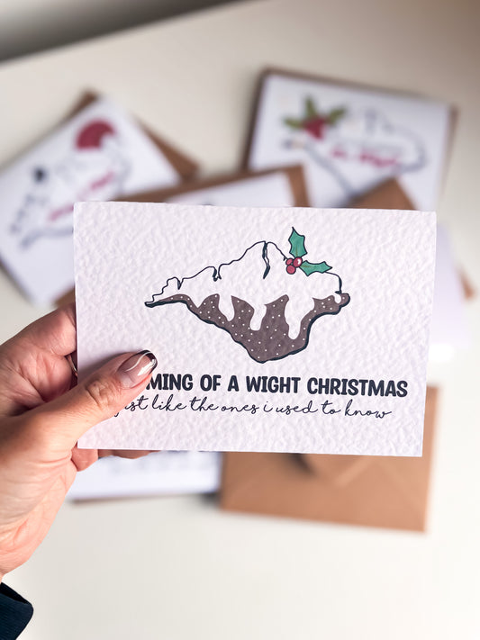 Christmas Pudding - Isle of Wight Christmas Card