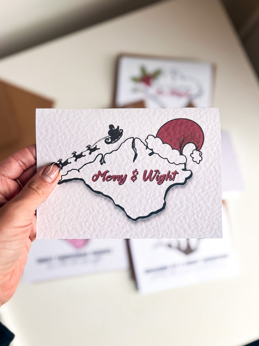 Santa - Isle of Wight Christmas Card