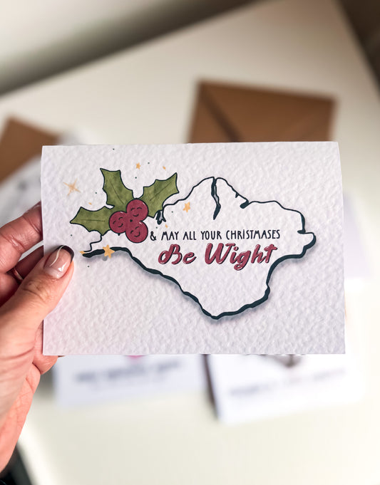 Holly - Isle of Wight Christmas Card