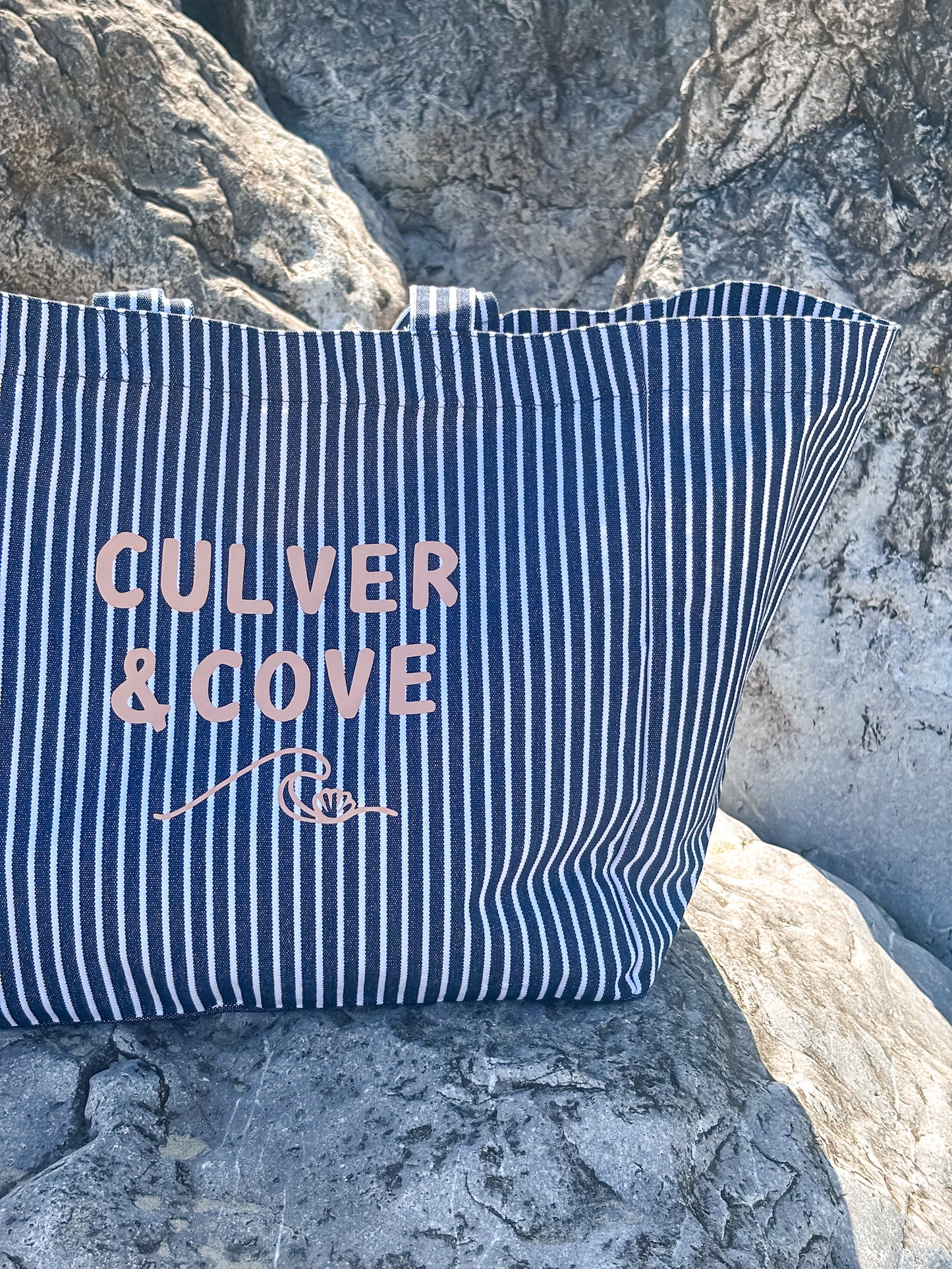 Coastal Stripe Maxi Tote