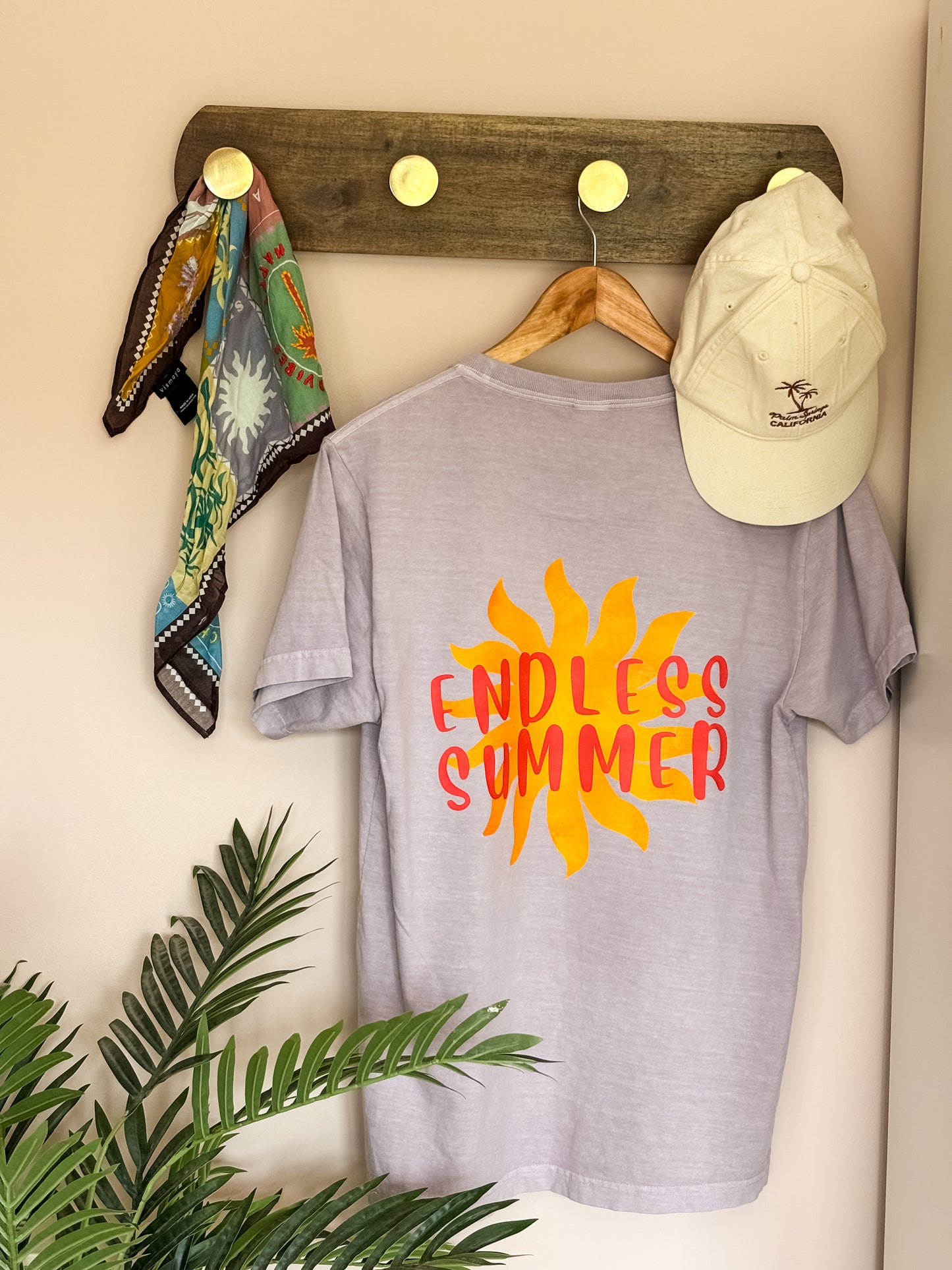 Endless Summer Vintage Wash Tee - Lavender