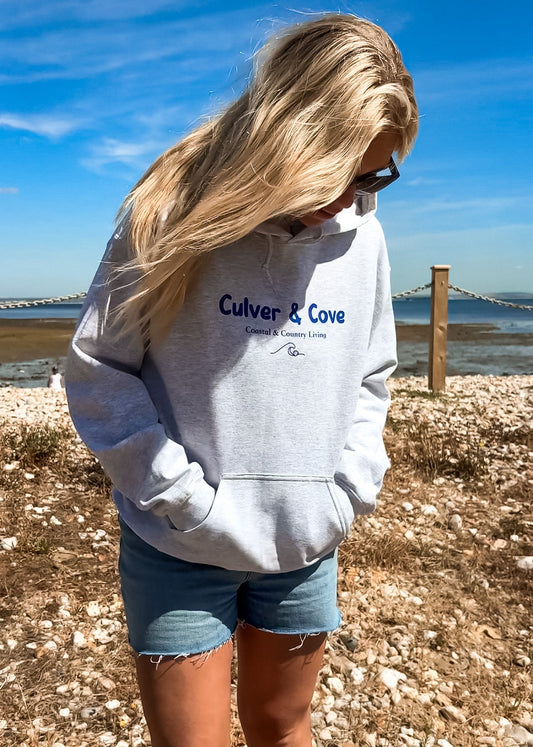 The Coastal & Country Hoodie - Ash Grey
