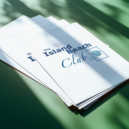 The Island Beach Club Print