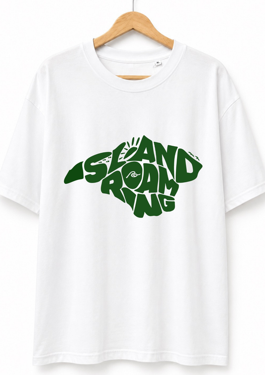 Island Roaming Boxy T-shirt - White