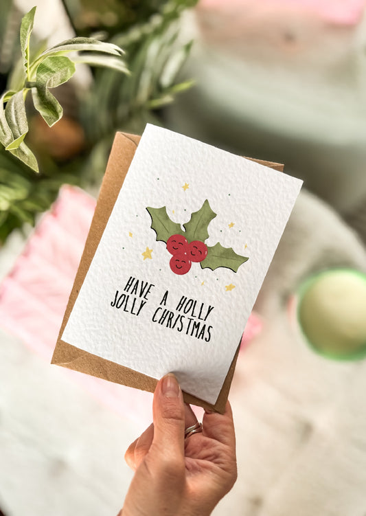 Holly Jolly Christmas Card